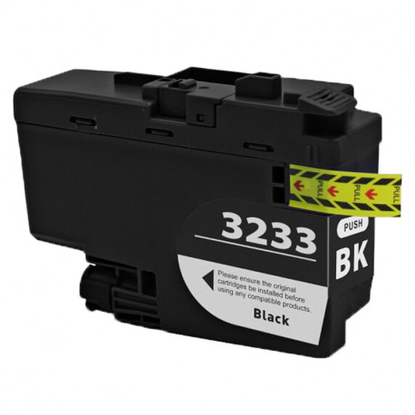 TINTEIRO BROTHER LC3233 XL Preto COMPATIVEL