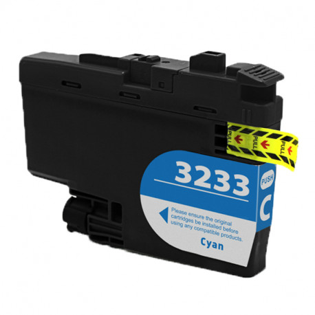 TINTEIRO BROTHER LC3233 XL AZULCOMPATIVEL
