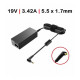 Carregador Acer / Packard Bell 19V 3.42A 65W 5.5*1.7 c/ Cabo TGADM2 Compativel