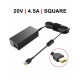 Carregador Lenovo 20V 4.5A 90W SQUARE c/ Cabo TGADLEN3 Compativel