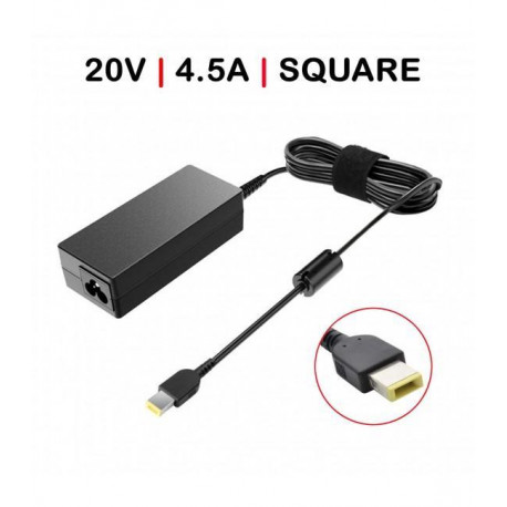 Carregador Lenovo 20V 4.5A 90W SQUARE c/ Cabo TGADLEN3 Compativel