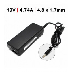 Carregador HP 19V 4.74A 90W 4.8*1.7 c/ Cabo TGADH6 Compativel