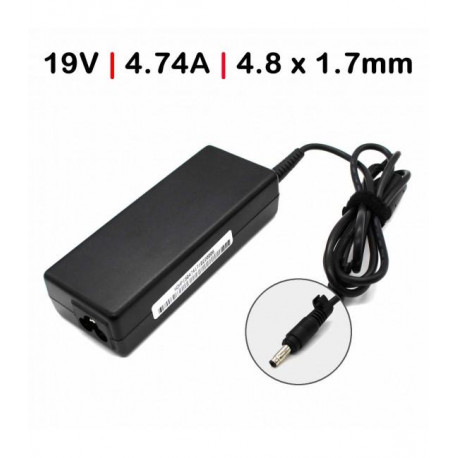 Carregador HP 19V 4.74A 90W 4.8*1.7 c/ Cabo TGADH6 Compativel