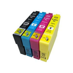 Conjunto 4 Tinteiros Epson 603XL Compatíveis