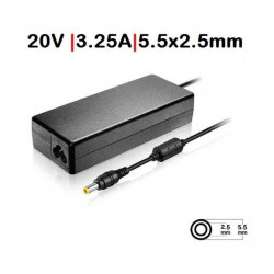 CARREGADOR Compatível Fujitsu 20V 3.25A 5.5X2.5 TG7332