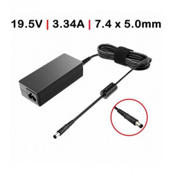 CARREGADOR Compatível DELL 65W /19.5V /3.34A / 7.4X5.0