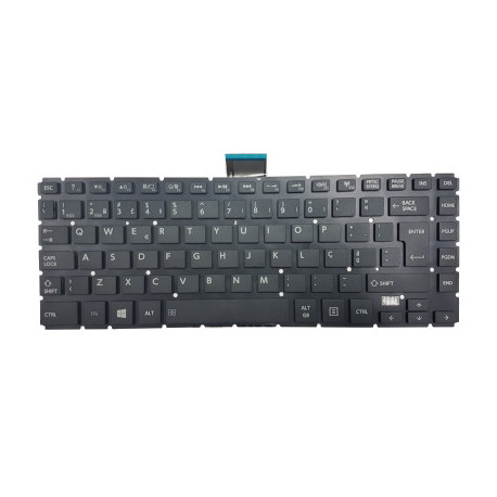 Teclado Toshiba Sem Moldura L40-B | C40-C | L30W-B | P30W-B TGTTOSH035