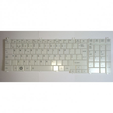 Teclado Toshiba Satellite / Pro C650 C660 L650 L670 L750 L755 L775 Branco TGTTOSH029
