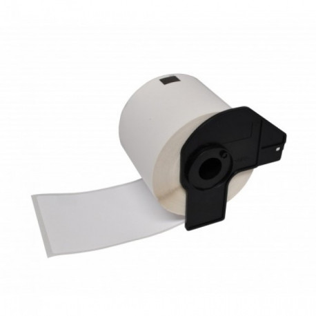 Etiquetas Compativeis Brother DK22214 Branca - 12mm x 30.48mm Contínua Papel térmico