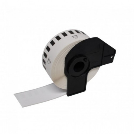 Etiquetas Compativeis Brother DK22210 Branca - 29mm x 30.48mm Contínua Papel térmico