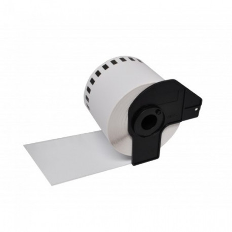 Etiquetas Compativeis Brother DK22205 Branca - 62mm x 30.48mm Contínua Papel térmico