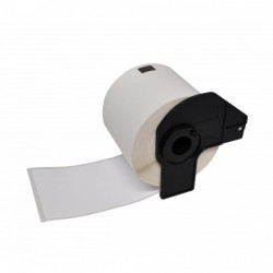Etiquetas Compativeis Brother DK11209 62mm x 29mm pré-cortadas de direção pequenas Papel térmico