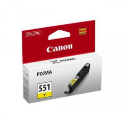 Tinteiro Original Canon CLI551 Amarelo - 6511B001