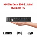 Mini Computador HP EliteDesk 800 G1 Intel i5-4570T 8GB SSD 240GB Windows 10 Pro RECONDICIONADO