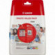 Pack 4 Tinteiro Originais Canon CLI581 + 50 folhas papel fotográfico - 2106C005