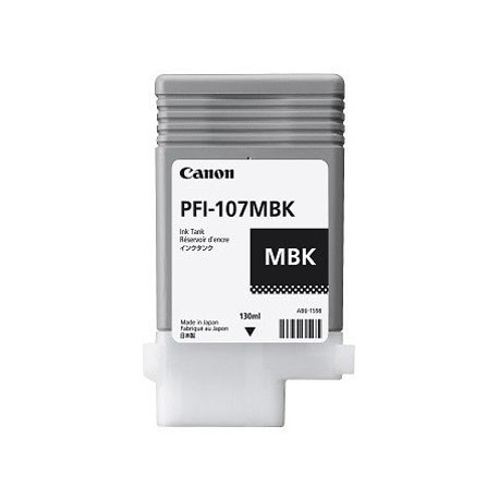Tinteiro Original Canon PFI107 Preto Mate - PFI107MBK/6704B001