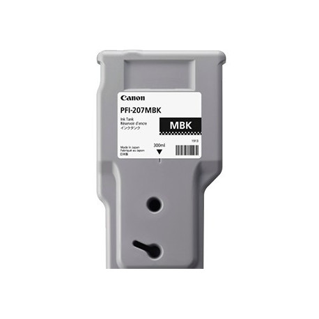 Tinteiro Original Canon PFI207 Preto Mate - PFI207MBK/8788B001
