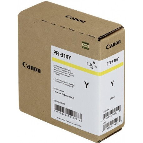 Tinteiro Original Canon PFI310 Amarelo - 2362C001