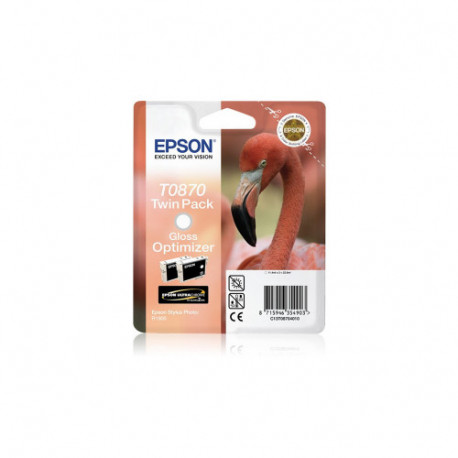 Tinteiro Original Epson T0870 Pack Duplo de Otimizador de Brilho - C13T08704010