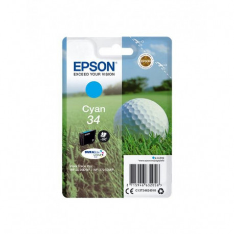 Tinteiro Original Epson T3462 (34) Cyan - C13T34624010