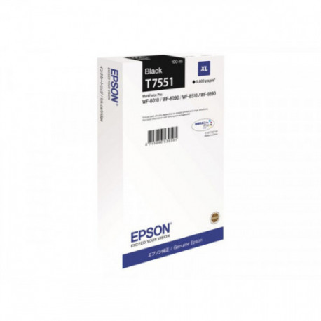 Tinteiro Original Epson T7551 Preto - C13T755140