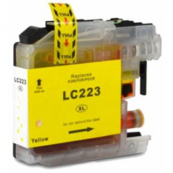 Tinteiro Brother Compatível LC221 / LC223 XL Amarelo