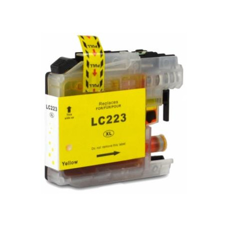 Tinteiro Brother Compatível LC221 / LC223 XL Amarelo
