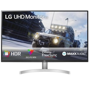 Monitor Lg 31.5P Uhd 4K 3840X2160, 4Ms Hdmi/Dp, Game Mode - White