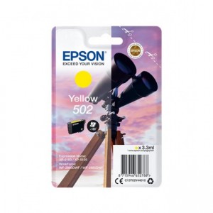 Tinteiro Epson 502 Amarelo Original Série Binóculos T02V4 ( C13T02V44010 ) Tinteiro Epson 502 Amarelo Original Série Binóculos T02V4 ( C13T02V44010 )