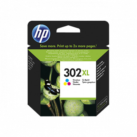 Tinteiro HP 302XL Tricolor Original ( F6U67AE )