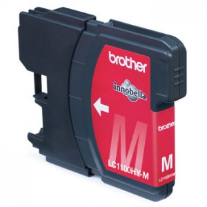 Tinteiro Brother LC1100HYM Magenta 10.1ml 750 Pág