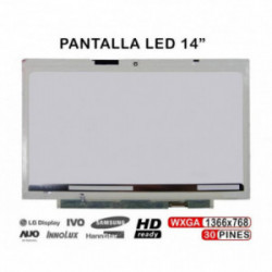 ECRÃ LED DE 14" PARA PORTATIL FUJITSU LIFEBOOK U772 SERIES LP140WH6-TSA2 LP140WH6-TSA3