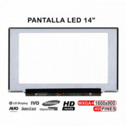 ECRÃ LED DE 14" PARA PORTATIL LENOVO THINKPAD X1 CARBON LP140WD2 (TL) (E1) LP140WD2 (TL) (E2)