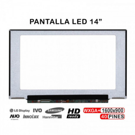 ECRÃ LED DE 14" PARA PORTATIL LENOVO THINKPAD X1 CARBON LP140WD2 (TL) (E1) LP140WD2 (TL) (E2)