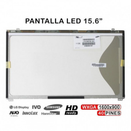ECRÃ LED DE 15.6" PARA PORTATIL LTN156KT06-801