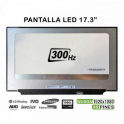 ECRÃ LED DE 17.3" PARA PORTATIL B173HAN05.1 300HZ FHD 40 PINES