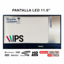ECRÃ LED DE 11.6" PARA PORTATIL M116NWR4 R1 1366X768 30 PINES IPS