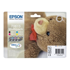 Pack 4 Tinteiros originais Epson T0615 - C13T06144010