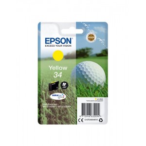 tinta original Epson T3464 (34) Amarelo - C13T34644010