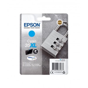 Tinteiro Original Epson T3592 (35XL) Cyan - C13T35924010