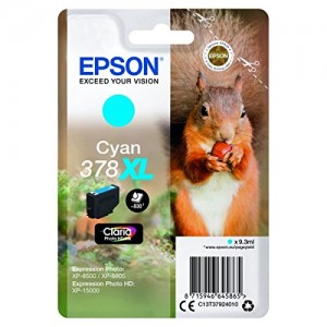 Tinteiro Original Epson 378XL Cyan - C13T37924010