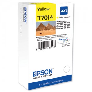 Tinteiro Original Epson T7014 Amarelo - C13T70144010