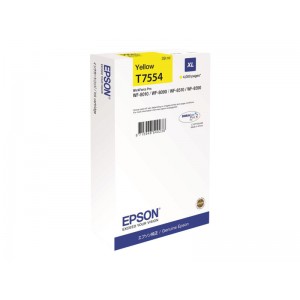 Tinteiro Original Epson T7554 Amarelo - C13T755440