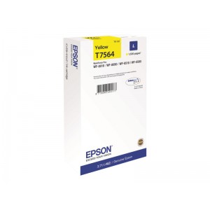 Tinteiro Original Epson T7564 Amarelo - C13T756440