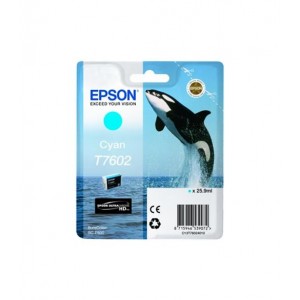 Tinteiro Original Epson T7602 Cyan - C13T76024010