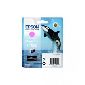 Tinteiro Original Epson T7606 Magenta Light - C13T76064010