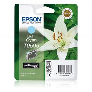 Tinteiro Epson Photo R2400 Azul Claro - C13T05954010