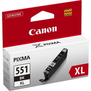 Tinteiro Original Canon CLI551XL Preto - 6443B001