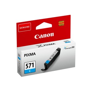 Tinteiro Original Canon CLI571 Ciano - 0386C001