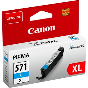 Tinteiro Original Canon CLI571XL Ciano - 0332C001